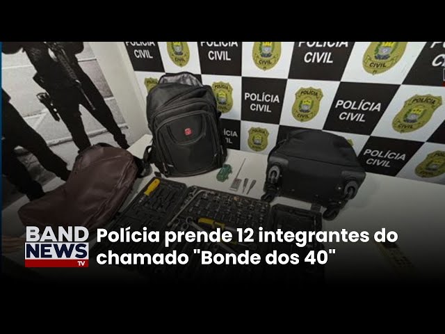 ⁣Quadrilha era aliada ao PCC e Comando Vermelho | BandNewsTV