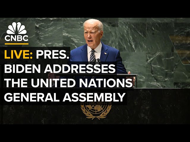 LIVE: President Biden delivers remarks at the United Nations General Assembly — 09/24/2024