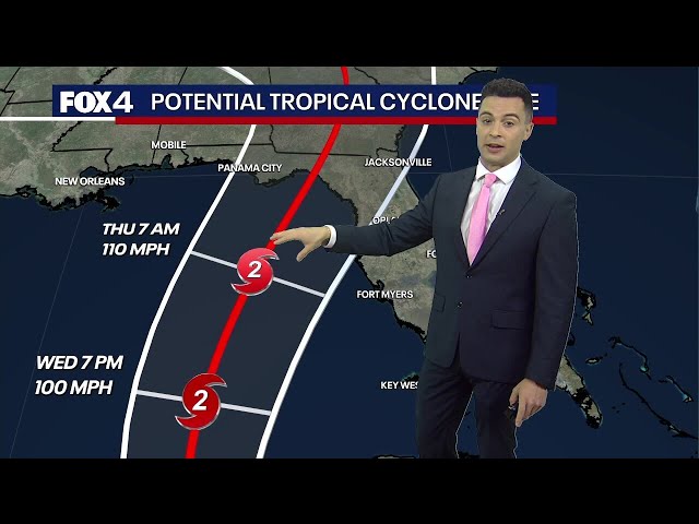 ⁣Tropical system expected to hit Florida later this week