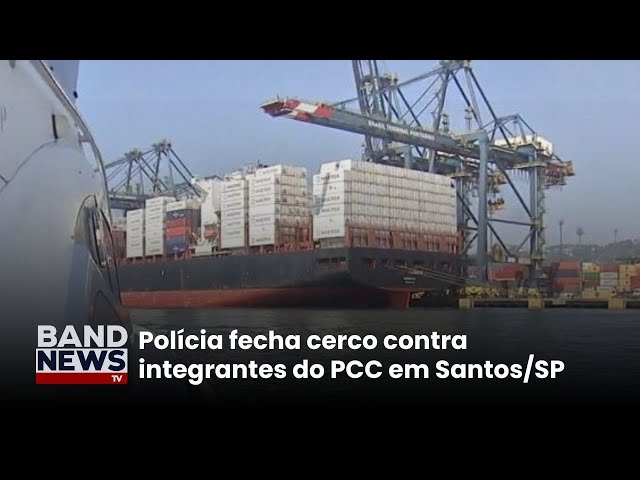 ⁣Drogas seriam levadas em navios com destino à Europa | BandNewsTV