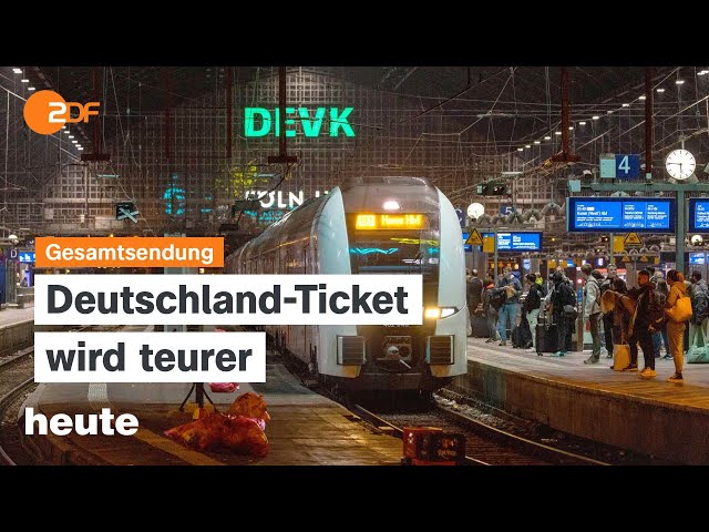 heute 19:00 Uhr vom 23.09.2024 D-Ticket wird teurer, israelische Angriffe Libanon, Brandenburg-Wahl