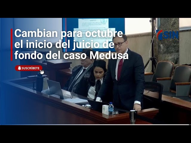 ⁣Cambian al 1 de octubre el inicio del juicio de fondo del caso Medusa