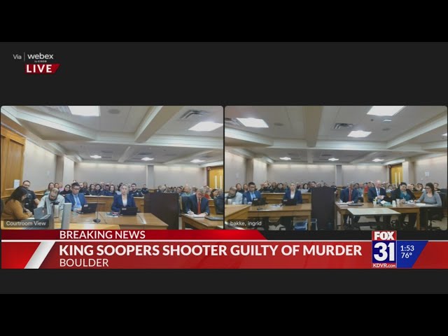 ⁣King Soopers shooter found guilty on all charges