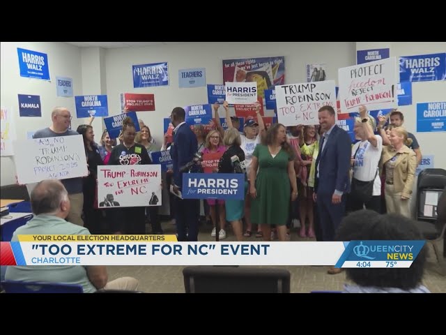 Mayor Lyles, Charlotte leaders held 'Too Extreme For NC' event