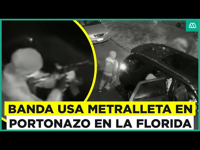 ⁣Violento portonazo en La Florida: Amenazaron a víctimas con metralleta