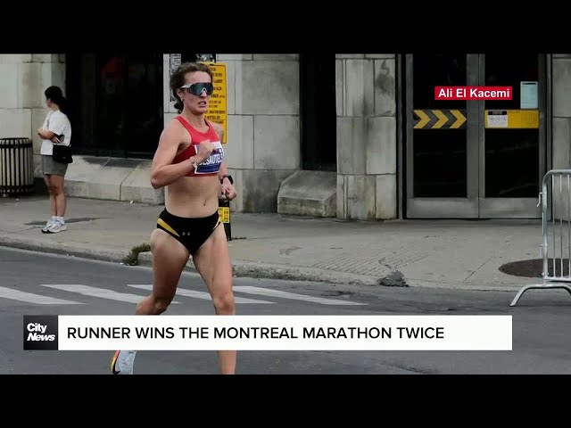 ⁣Runner wins Montreal Marathon for a second time