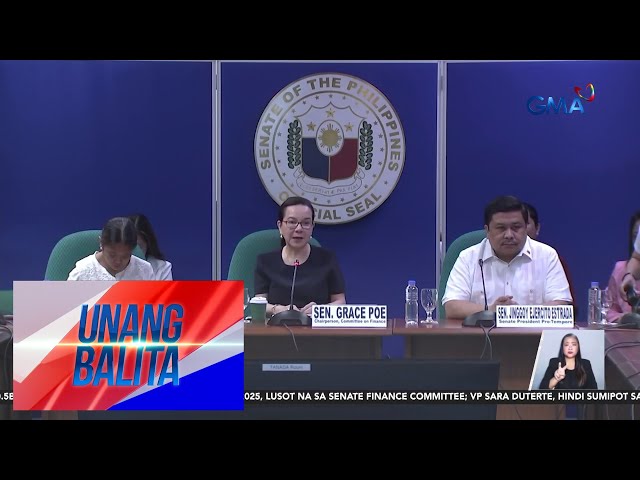 P10.5B budget ng Office of the President para sa 2025, lusot na sa Senate Finance... | Unang Balita