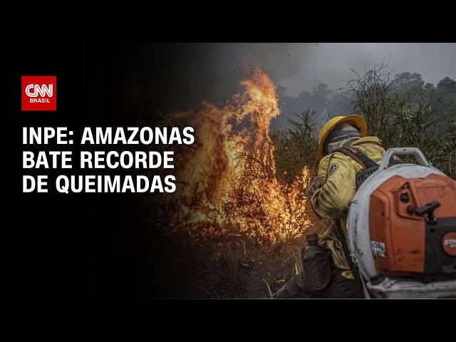 ⁣Inpe: Amazonas bate recorde de queimadas | CNN 360°