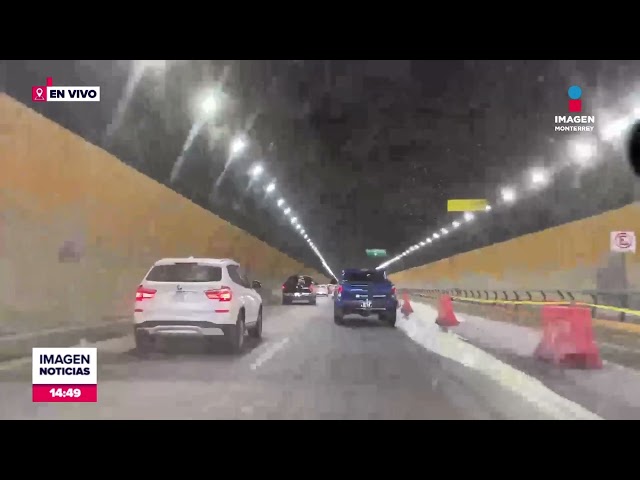 ⁣Apertura parcial del túnel de la Loma Larga