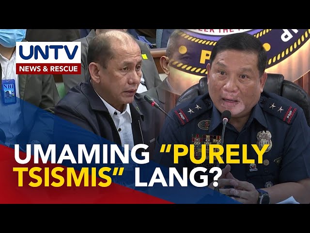 Pahayag ng PAGCOR official kaugnay ng dating PNP Chief sa Alice Guo issue, walang batayan - CIDG