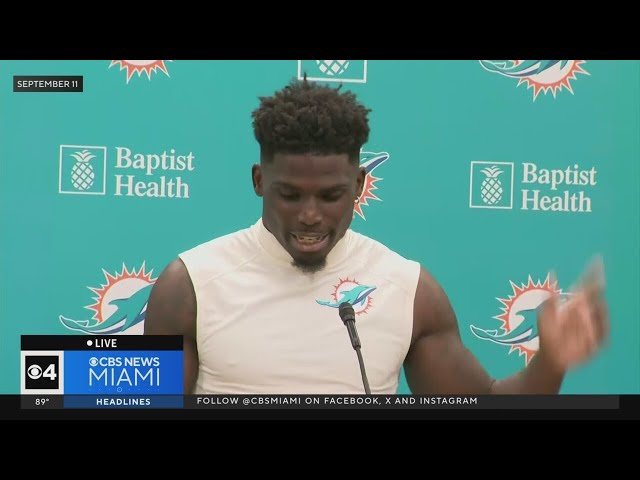 ⁣Dolphins' Tyreek Hill continues to demand firing of MDPD officer Danny Torres