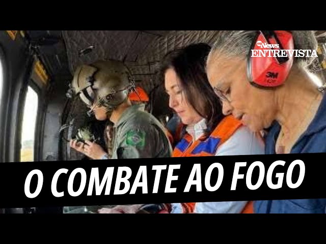 ⁣"AS PESSOAS PRECISAM PARAR DE TACAR FOGO", DIZ MINISTRA SOBRE QUEIMADAS E REVELA DESAFIOS 