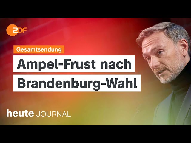 ⁣heute journal vom 23.09.2024 Ampel-Zoff nach Brandenburg-Wahl, Angriffe auf Hisbollah durch Israel