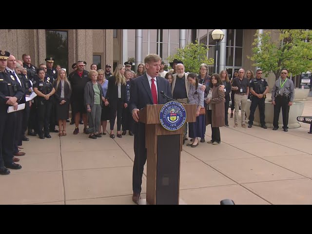 ⁣Boulder District Attorney Michael Dougherty holds news conference after sentencing of gunman