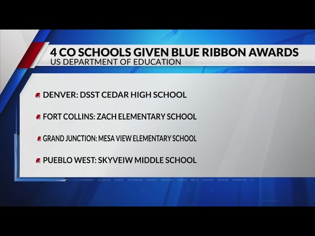 ⁣4 Colorado schools receive national recognition