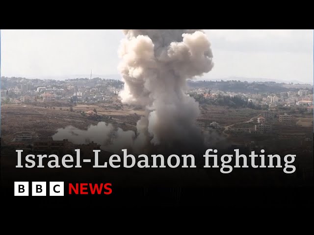 ⁣War in Lebanon: tens of thousands flee north as 492 killed in Israeli airstrikes | BBC News