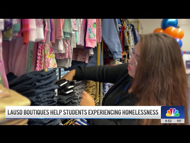 ⁣LAUSD opens 5th boutique to help unhoused students