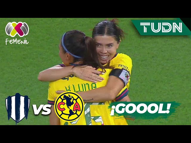 ⁣¡El segundo! Kiana cruza a la portera | Monterrey 0-2 América | Liga Mx Femenil AP2024-J11 | TUDN