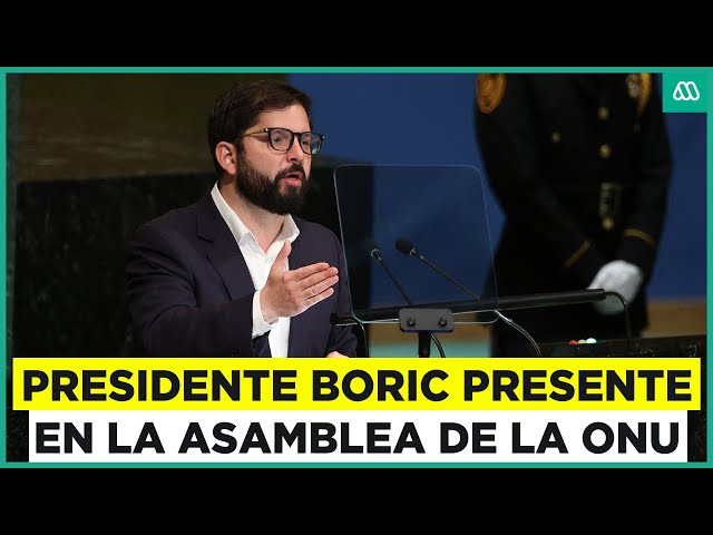 ⁣Gabriel Boric en la ONU: El objetivo del viaje del presidente a Nueva York