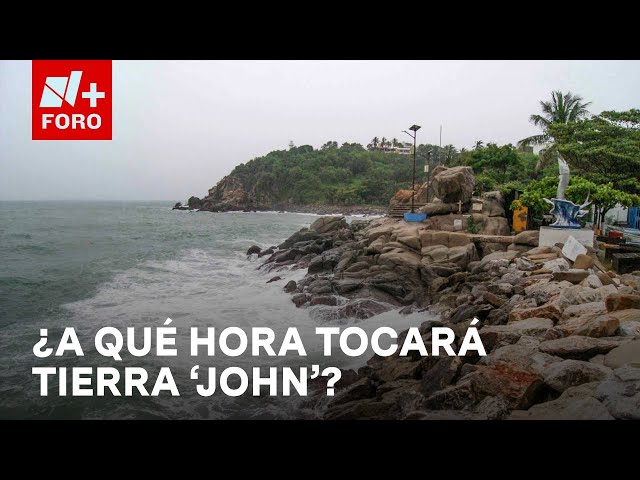 Huracán John a punto de tocar tierra - Las Noticias