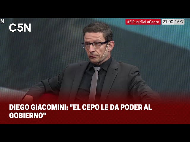 ⁣DIEGO GIACOMINI en MINUTO UNO: "El CEPO le da PODER al GOBIERNO"