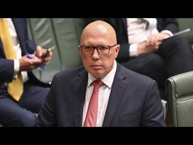 ⁣Peter Dutton claims nuclear is Australia's only chance to reach net zero by 2050