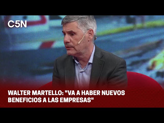 ⁣Walter Martello en MINUTO UNO: "Va a haber nuevos BENEFICIOS a las EMPRESAS"