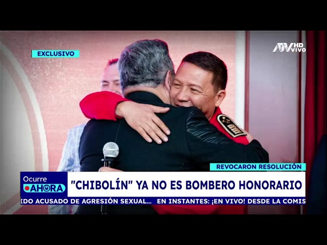 ⁣¡Exclusivo! Andrés Hurtado: Bomberos del Perú le retiran reconocimiento como 'Bombero honorario