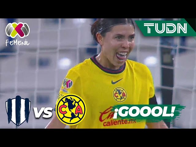 ⁣¡Doblete! Kiana empuja la bola | Monterrey 0-4 América | Liga Mx Femenil AP2024-J11 | TUDN