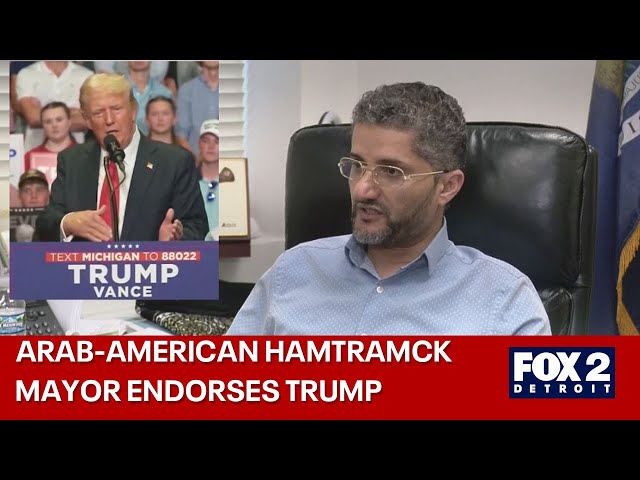 Democrat Metro Detroit mayor endorses Trump for president