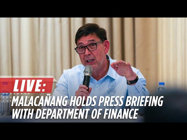 ⁣Malacañang holds press briefing with Finance Sec. Ralph Recto