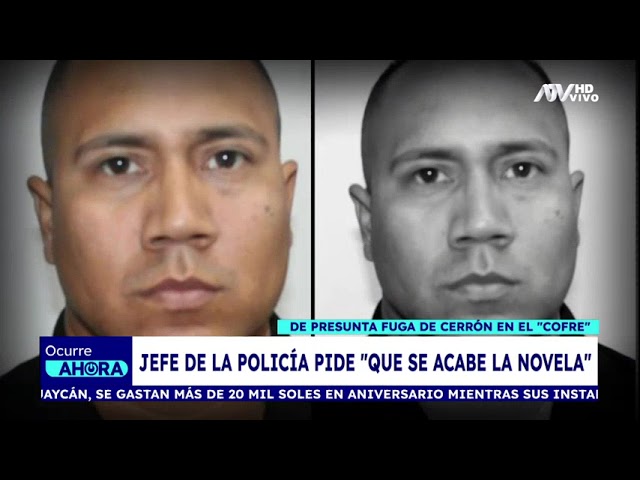 ⁣Vladimir Cerrón: Jefe de la PNP pide 'acabar la novela' de presunta fuga en el 'cofre