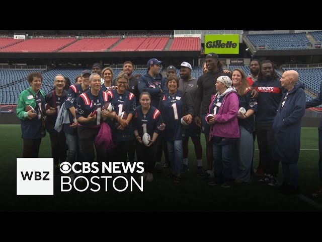 ⁣Cancer survivors enjoy day of pampering from Patriots