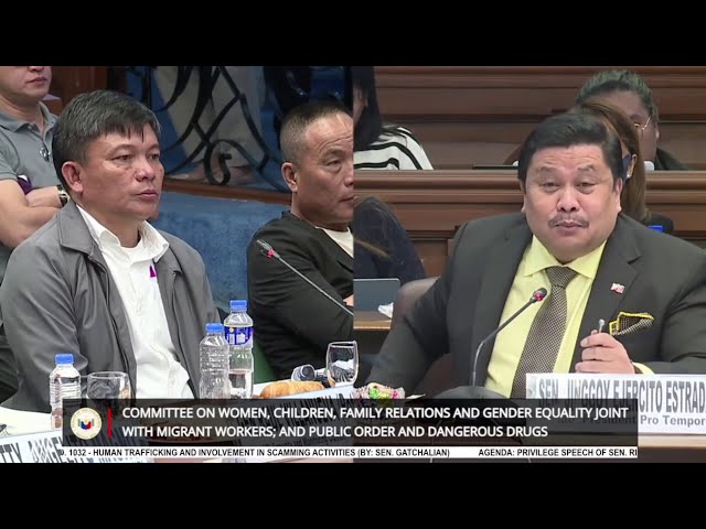 ⁣Sen. Estrada: Huwag mo kaming gag*hin dito