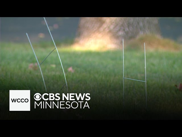 Campaign yard signs being stolen in rural Minnesota town