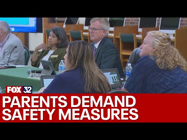 ⁣Glenbard East parents address safety concerns after student brings loaded gun to school