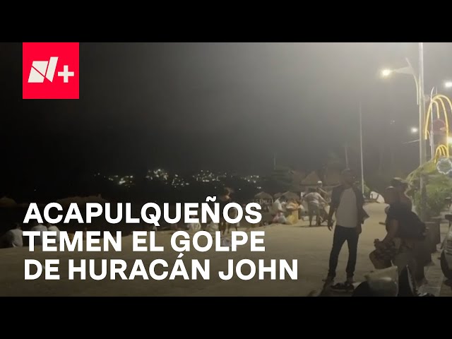 ⁣Acapulco a la espera del huracán John - En Punto