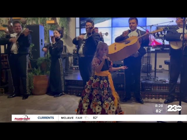 ⁣7 year old Bakersfield singer wins national youth mariachi competition