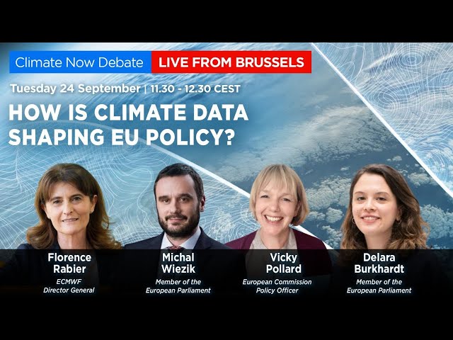 ⁣Climate Now Live Debate: How is climate data shaping EU policy?