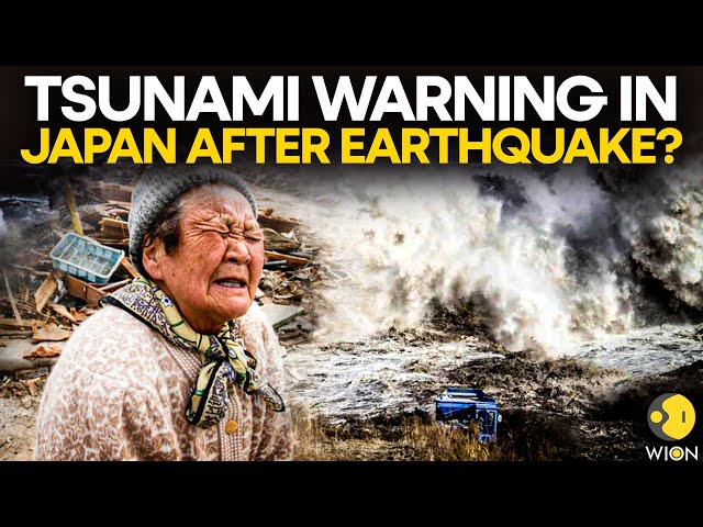 ⁣Tsunami alert issued in Japan following 5.6-magnitude earthquake | Izu Islands | LIVE | World News