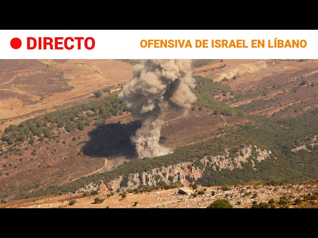 ⁣LÍBANO: CONTINÚA LA OFENSIVA ISRAELÍ contra las MILICIAS DE HIZBOLÁ | RTVE Noticias