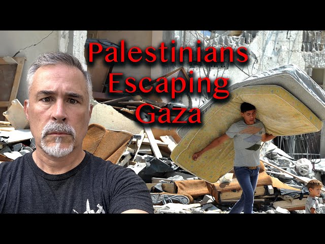 ⁣LIVE: Palestinians Leaving Gaza and Migrant Weaponization