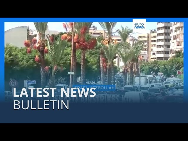 ⁣Latest news bulletin | September 24th – Midday