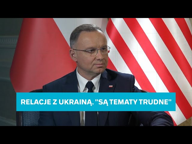 ⁣"Blokada wpisuje się w politykę Putina". Andrzej Duda dosadnie o rządzących