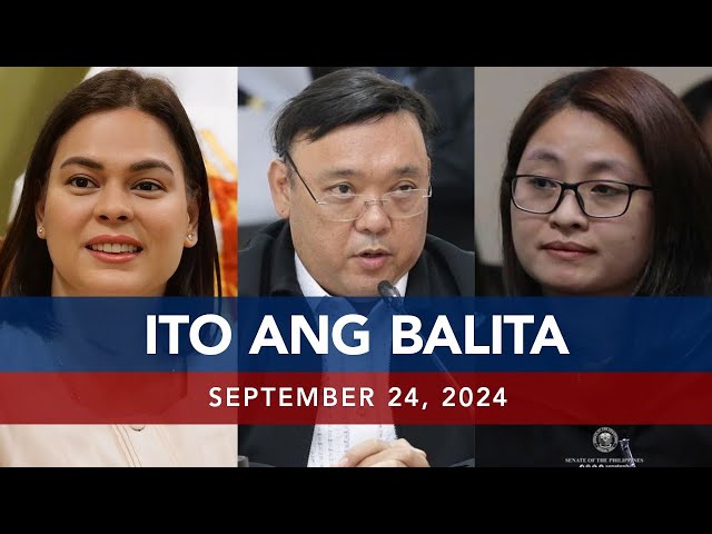 ⁣UNTV: Ito Ang Balita | September 24, 2024