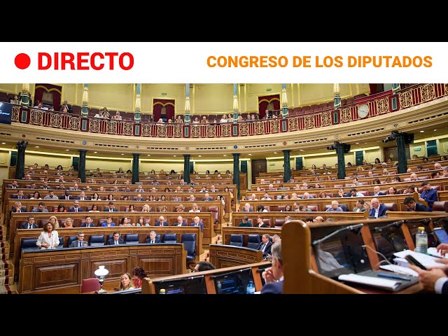 ⁣CONGRESO  EN DIRECTO: PLENO de la CÁMARA BAJA (24/09/2024) | RTVE Noticias