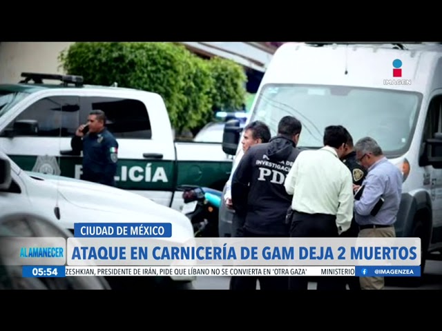 Ataque armado en una carnicería en la GAM, CDMX, deja dos muertos | Noticias con Francisco Zea