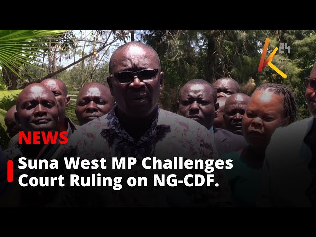 ⁣Suna West MP Challenges Court Ruling on NG-CDF Unconstitutionality.