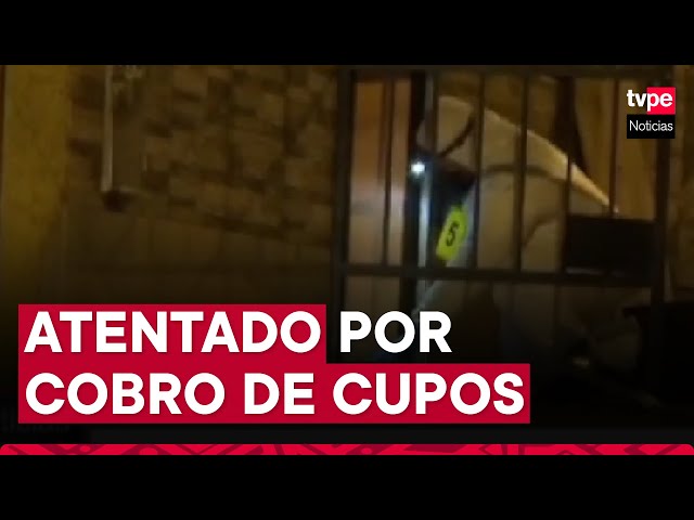 ¡Terror en San Juan de Lurigancho! Lanzan artefacto explosivo en presunto caso de cobro de cupos