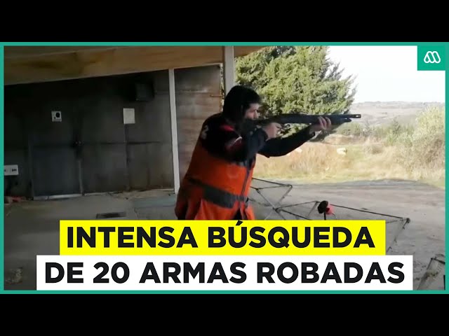 ⁣Intensa búsqueda de 20 armas robadas: Familia se dedicaba a la caza deportiva